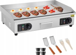 Komercyjny Grill Elektryczny Blatowy Gorąca Płyta 4400 W