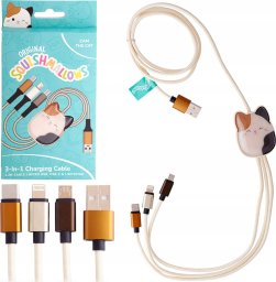 Squishmallows 3in1 charging cable (1.2M) Cam