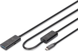 Active USB-C Extension Cable, 10m 5G, USB 3.0, USB-C - USB-A (M/F)