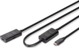 Active USB-C Extension Cable, 10m 5G, USB 3.2 Gen1, USB-C - USB-C (M/F)