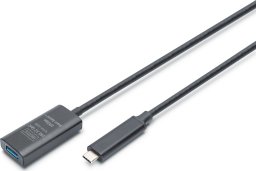Active USB-C Extension Cable, 5m 10G, USB 3.2 Gen2, USB-C - USB-A (M/F)