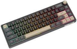 Royal Kludge R65 RGB Phantom laidinė mechaninė klaviatūra | 60%, Brown switches, US