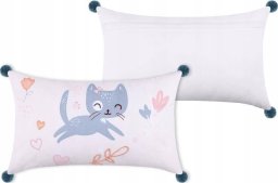 Poduszka dla dziecka ZOELINE z pomponami, 30 x 50 cm