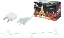 Savio Girlanda LED 50szt 15m duże kólki biały ciepły