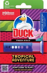 Duck Fresh Discs Tropical Adventure, Barwiące żelowe krążki do WC, 36 ml