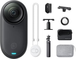 Zestaw podróżny Insta360 GO 3S Kamera sportowa 128GB4K wodoodporna czarna