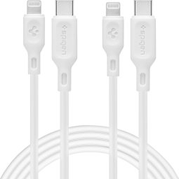 SPIGEN DURASYNC MFI LIGHTING CABLE 2-PACK 100CM WHITE