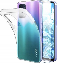 Etui Do Oppo A54 5G / A74 5G / A93 5G (Przezroczyste, Silikonowe)   Szkło