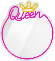 Neon MIRROR LED QUEEN warm white pink FMNE04 Forever Light