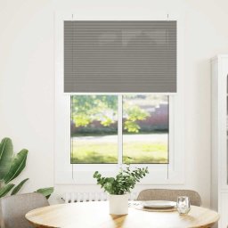 vidaXL Roleta plisowana antracytowa 95x100 cm Szerokość tkaniny 94,4cm