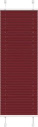 vidaXL Roleta plisowana Bordowy Czerwony 40x150 cm Szerokość tkaniny