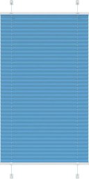 vidaXL Roleta plisowana niebieska 70x150 cm Szerokość tkaniny 69,4 cm