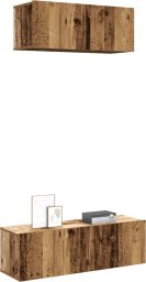 vidaXL 2-cz. zestaw szafek TV, stare drewno, materiał drewnopochodny