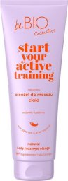 beBIO Start Your Active Training naturalny oleożel do masażu ciała 250ml