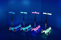 Hulajnoga Mini Micro Deluxe Glow LED Plus Icy Lime