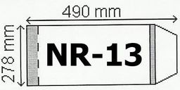 Narnia Okładka na podr A4 regulowana nr 13 (50szt) (131649)