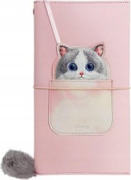 Nimmy Set 2in1 notebook + pen pink/pink Big Eyed Pet 2.0 Cat