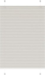 vidaXL Roleta plisowana jasnoszara 100x100cm Szerokość tkaniny 99,4 cm