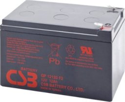 Lead acid battery 12V 12Ah F2 Pb AGM VRLA CSB