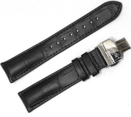 Skórzany pasek do zegarka Atlantic 20 mm CZ-20 7132 czarny .