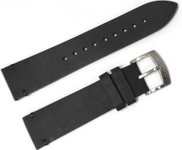 Skórzany pasek do zegarka Atlantic 22 mm CZ-22 9678 czarny .