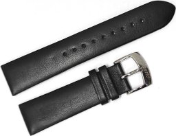 Skórzany pasek do zegarka Atlantic 22 mm CZ-22 9708 czarny .
