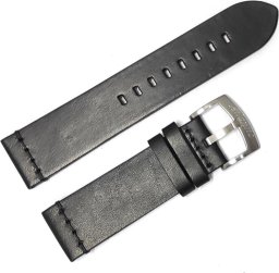 Skórzany pasek do zegarka Atlantic 23 mm CZ-23 9623 87461 czarny .