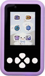 LeanToys Telefon do gier dla dzieci z ekranem IPS 2,4" z przyciskami KDC-0027A fioletowy