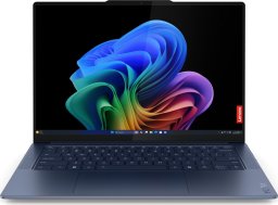 Lenovo Yoga Slim 7 14Q8X9 | Cosmic Blue | 14.5 " | OLED | Touchscreen | 3K | 2944 x 1840 pixels | Glossy | Snapdragon X Elite | X1E-78-100 | 32 GB | Soldered LPDDR5x | Solid-state drive capacity 1000 GB | Qualcomm Adreno GPU | Windows 11 Home | 802.11be |