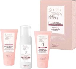 Alfaparf Keratin Therapy Lisse Design Smoothing Treatment Kit Zestaw do keratynowego prostowania włosów