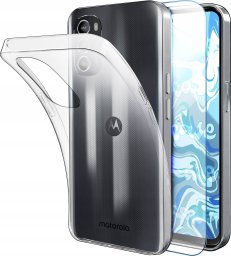Hello Case Etui Do Motorola Moto G82 / G52 (Przezroczyste, Silikon, Ochronne) Szkło