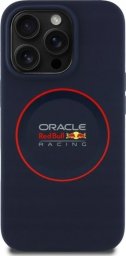 Red Bull RBHMP14L24SIILVR iPhone 14 Pro 6.1" Hard Case Navy Silicone Red Ring MagSafe