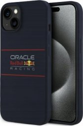 Red Bull RBHMP15S24SIHSRV iPhone 15 6.1" Hard Case Navy Silicone Horizontal Logo MagSafe