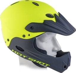 Kask AUTHOR HOT SHOT X9 żółto(fluo)-czarny mat 54-56 M