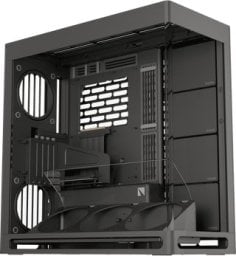 HAVN HS 420 VGPU PC-Gehuse, Midi-Tower, E-ATX, Tempered Glass, PCIe 5.0 Riser Kabel - schwarz