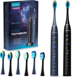 Szczoteczka soniczna do zębów zestaw 2 szt Berdsen Galaxy Duo