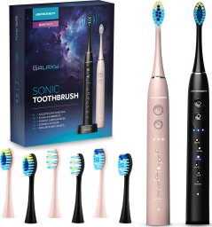Szczoteczka soniczna do zębów zestaw 2 szt Berdsen Galaxy Duo