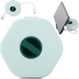 Organizer na kable obrotowy do kabli na telefon Organizer na kable obrotowy do kabli na telefon