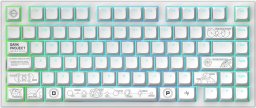 Klawiatura Dark Project ALU81A Terra Nova G3Ms Moonstone (DPKB_NOVA_81_ANSI_WHITE)