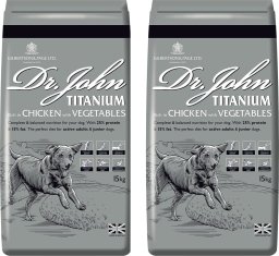Dr John Titanium Rich in Chicken with Vegetables DUO-PACK 30 kg (2 x 15 kg)