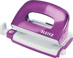 Dziurkacz mini LEITZ WOW metalowy fioletowy 50601062