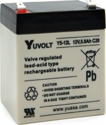 Akumuliatorius (AGM) YUASA Yuvolt 5Ah 12V F2 VRLA (pakuoteje 10 )