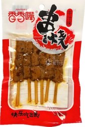 Dried Soy Stick Beef Flavor, wegetariańskie szaszłyki z suszonego tofu o smaku wołowiny Shaokao, pikantne 60g - Joytofu XiangXiangZui
