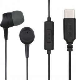 Hama Sea USB-C czarne dokanałowe | USB-C |mikrofon | kabel