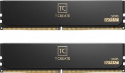 Team Group DDR5 - 96GB - 6800 - CL - 36 (2x 48 GB) dual kit, RAM (Kolor: CZARNY, CTCED596G6800HC36DDC01, T-CREATE EXPERT, AMD EXPO)