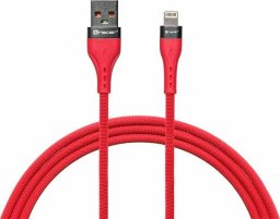 Kabel USB Tracer USB-A - Lightning 1 m Czerwony (TRAKBK47492)
