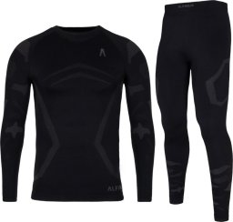 Bielizna termoaktywna męska Alpinus Active Idre Set czarna SI8945-SI8949 L