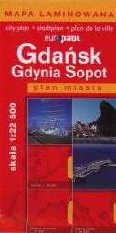  Plan Miasta Gdańsk Gdynia Sopot laminat