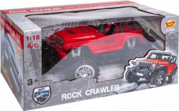 Auto RC rock crawler czerwone Smily Play