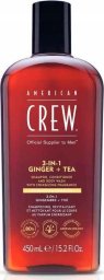 AMERICAN CREW_3-in-1 Ginger + Tea szampon + żel pod prysznic + odżywka w jednym 450ml